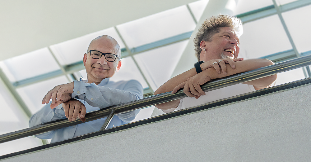 Roland Stauber und Frank Tavidde