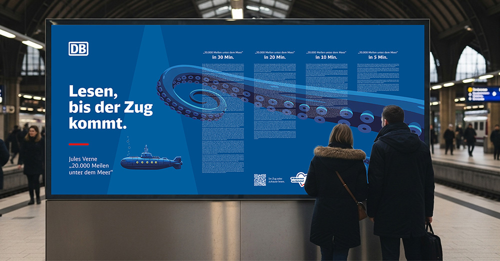 DB – Lesen bis der Zug kommt