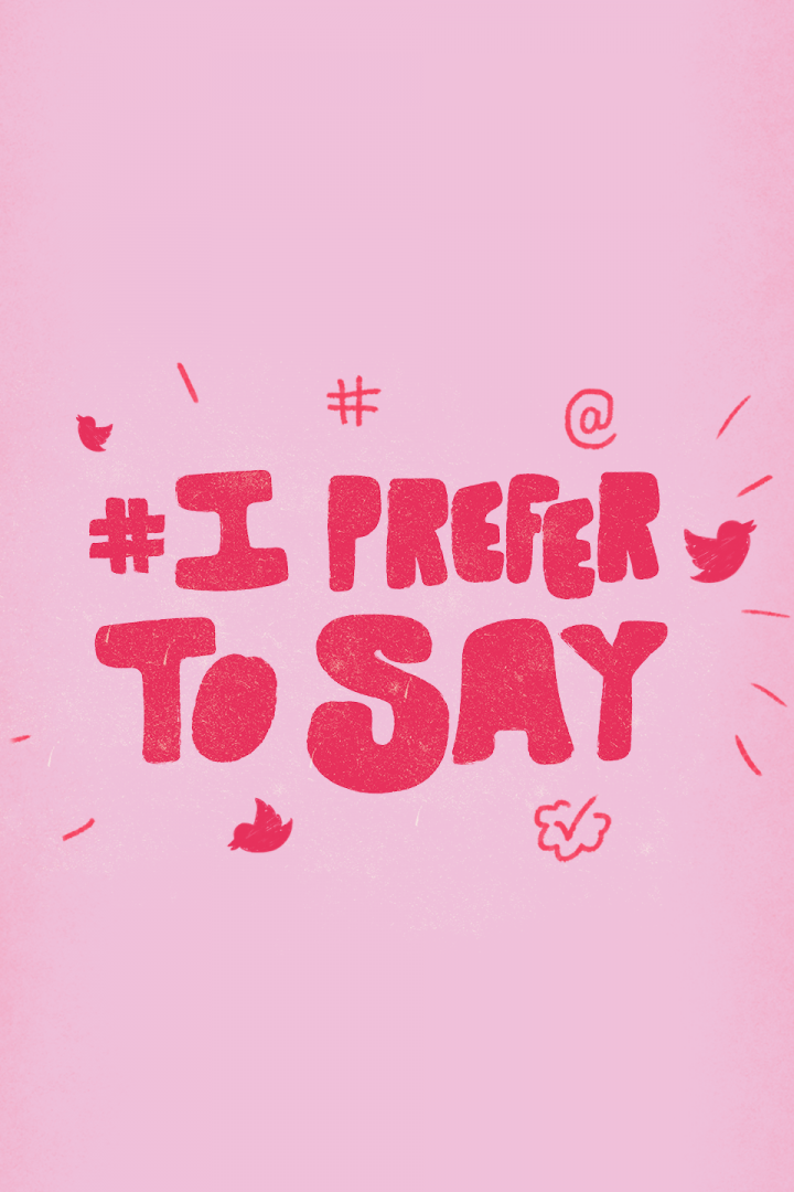 Logo de la campaña de I Prefer Say (Imagen Vertical)