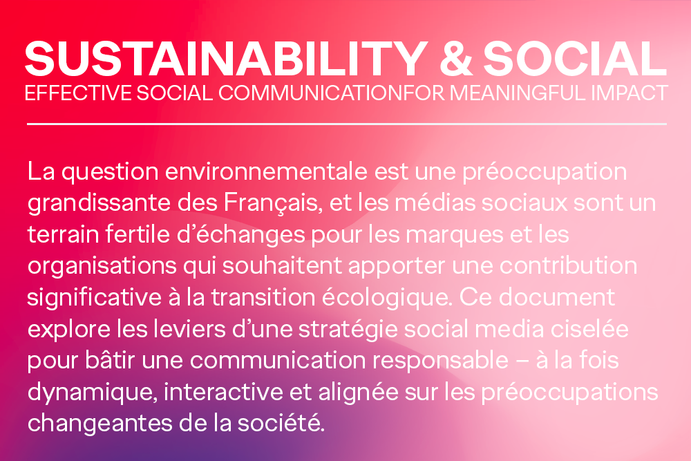 Sustainability - FR