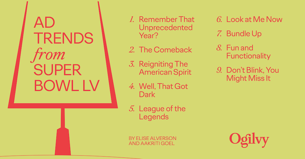 The Brady Bunch – Ogilvy’s 9 Takeaways From Super Bowl LV’s Ads | Ogilvy