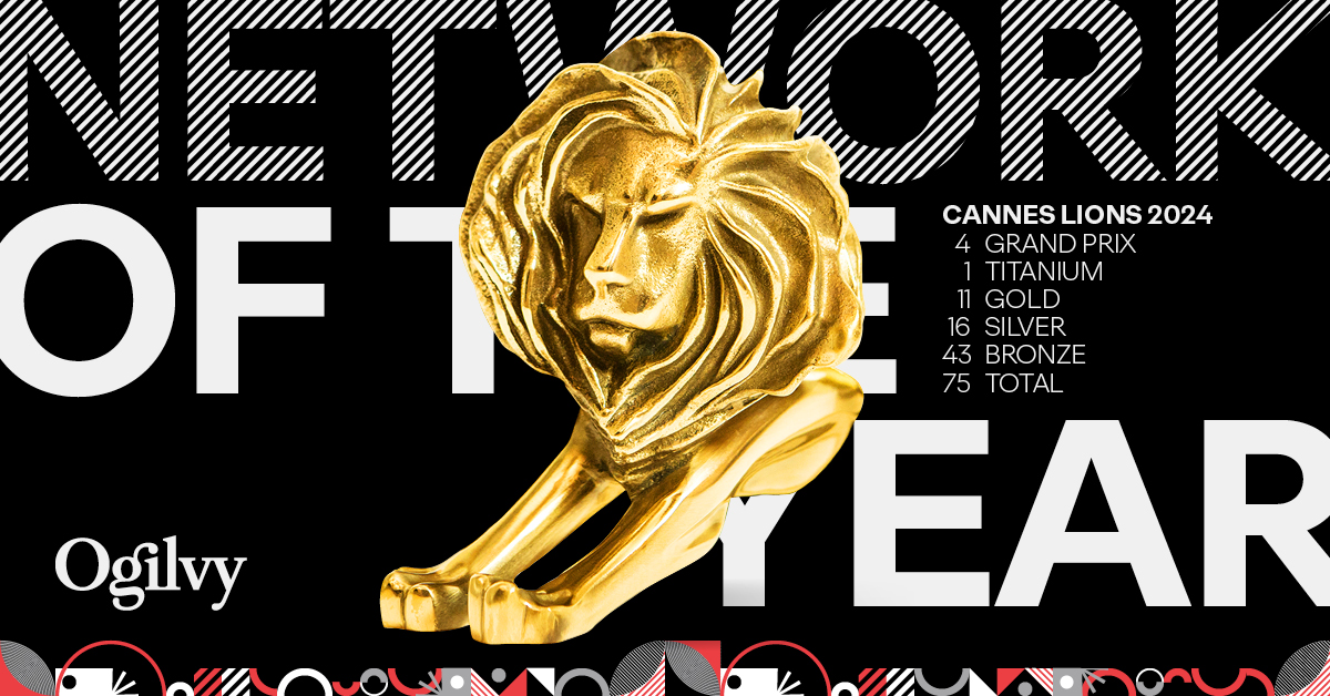 Ogilvy Named Network of the Year at Cannes Lions 2024