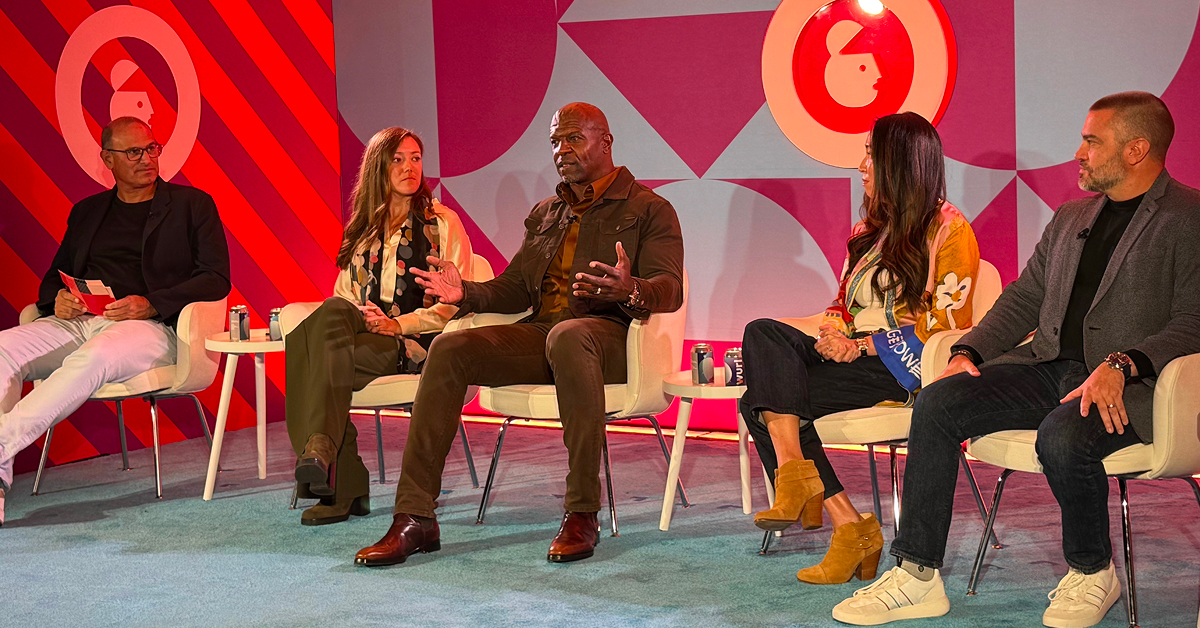 AWNY panel on stage.