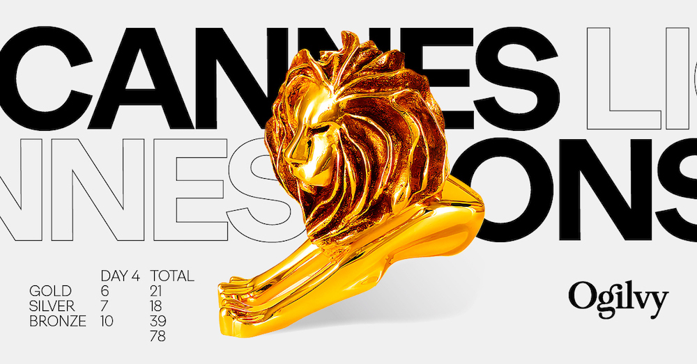 Cannes Lions Day 4 Ogilvy Wins 6 Gold 7 Silver 10 Bronze