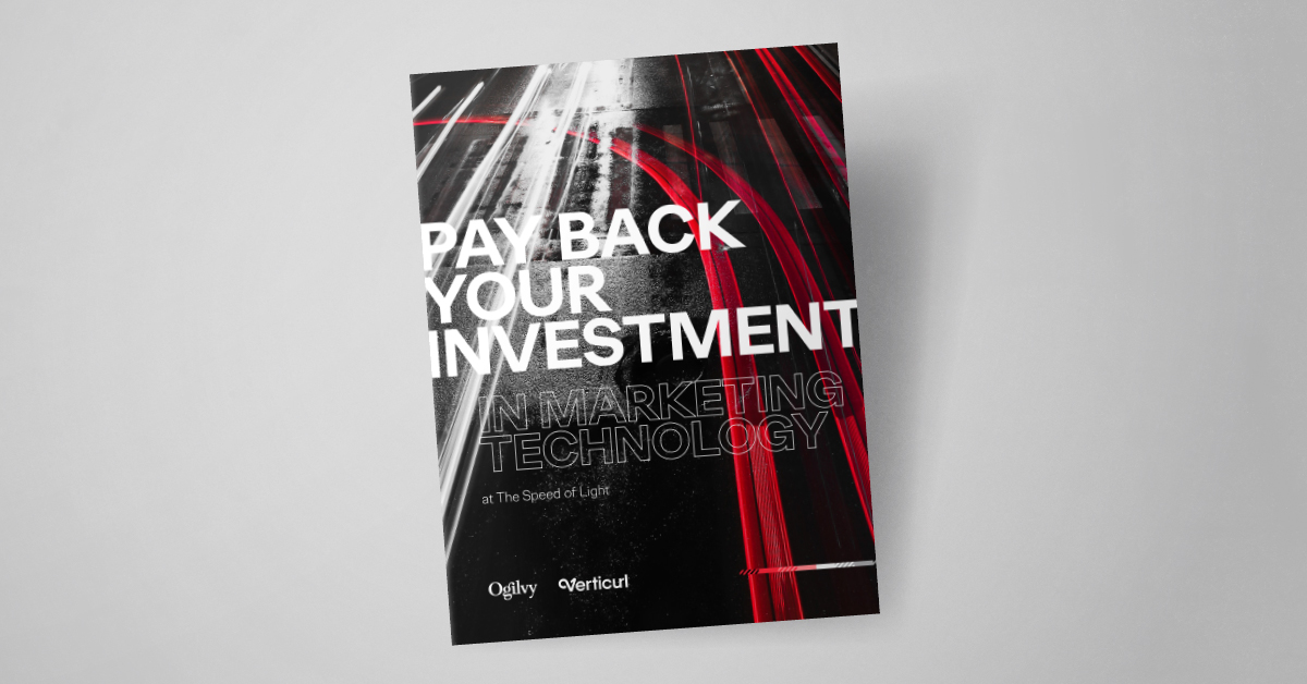 Cover image of "Pay Back Your Investment in Marketing Technology at the Speed of Light - Part I"