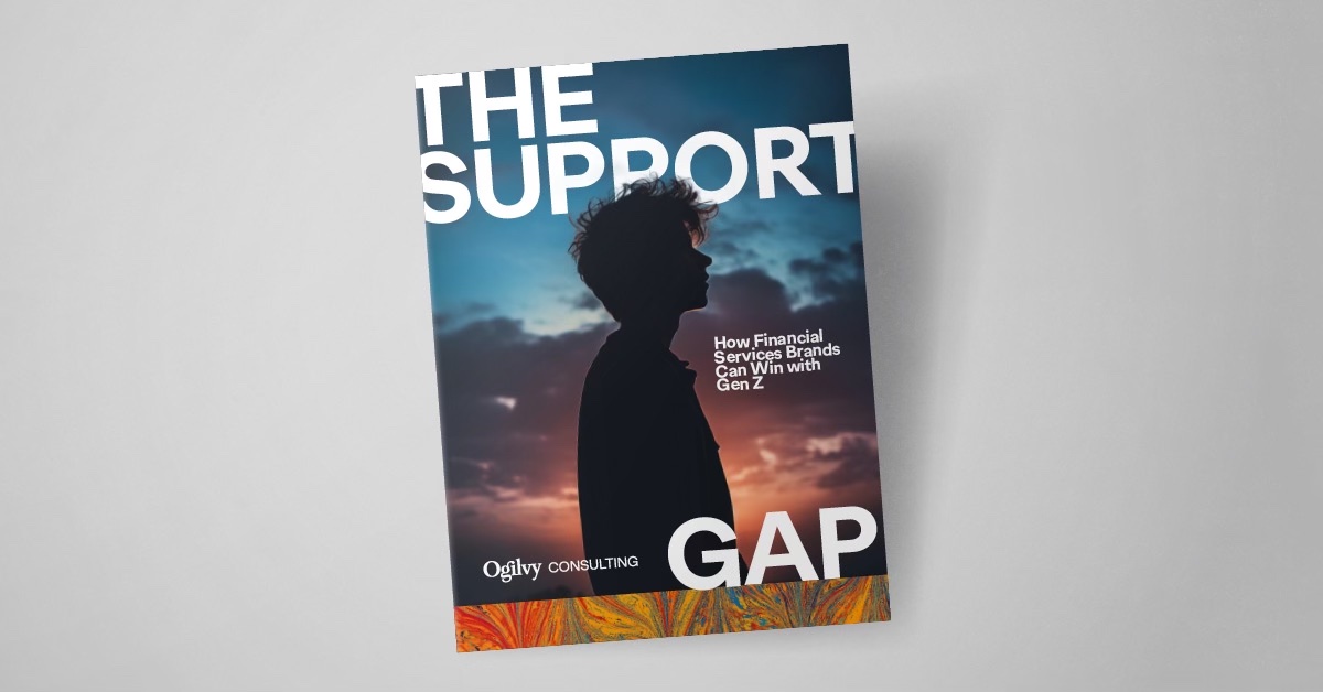 Image of the cover of the report The Support Gap, a silhoutte of a young person against a sunset