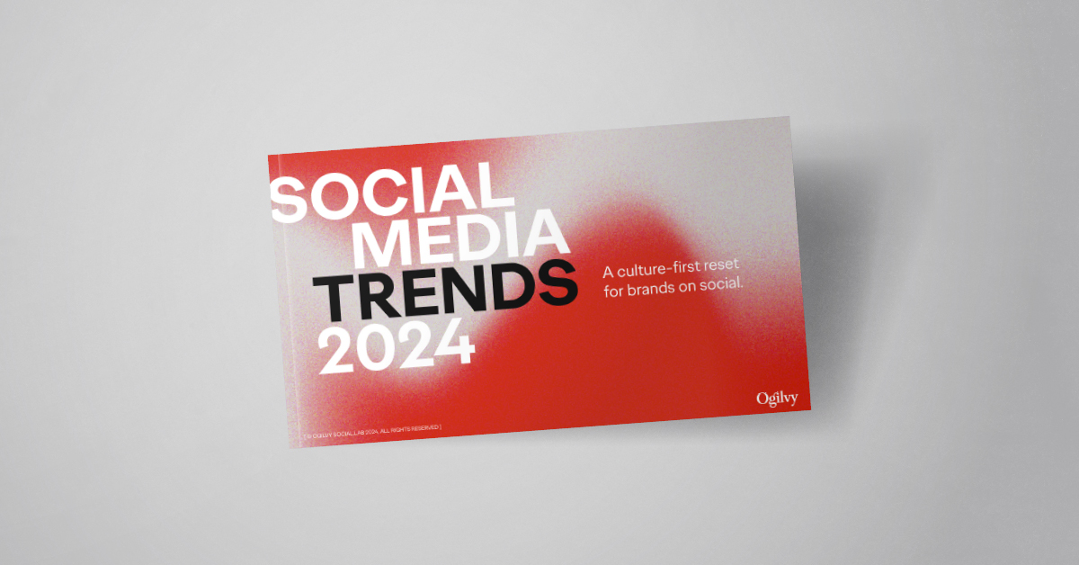 Cover image of Social Media Trends 2024 report