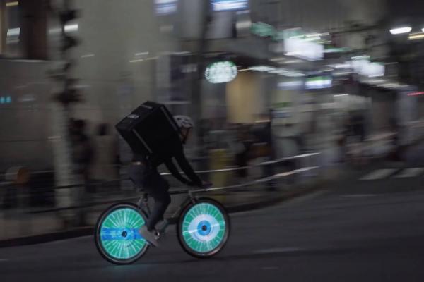 Smart Spokes - Eyes Japan and Uber Eats