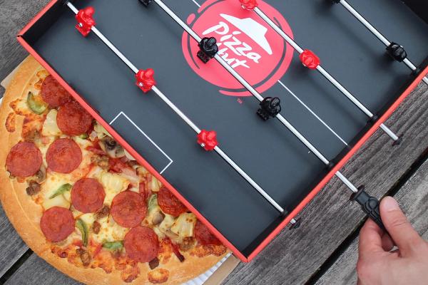 Foosball Pizza Box - Pizza Hut | Ogilvy