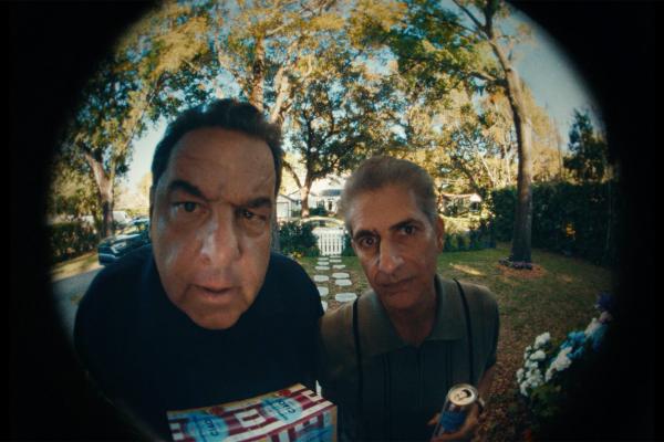 Close up of actors Steve Schirripa and Michael Imperioli