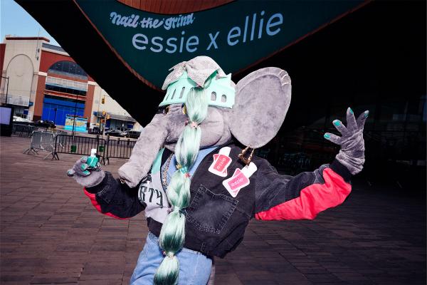 New York Liberty mascot Ellie the Elephant