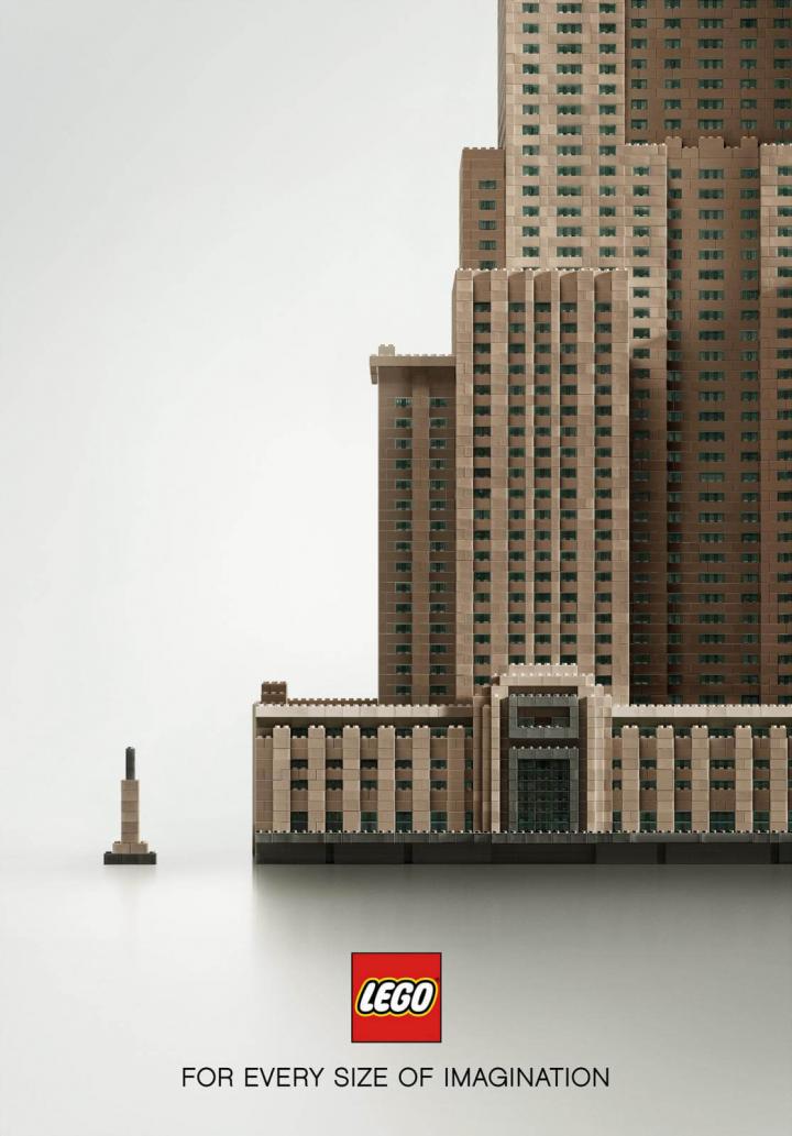 Spaceship, Empire State and Dragon - LEGO Spaceship, Empire State and Dragon - LEGO