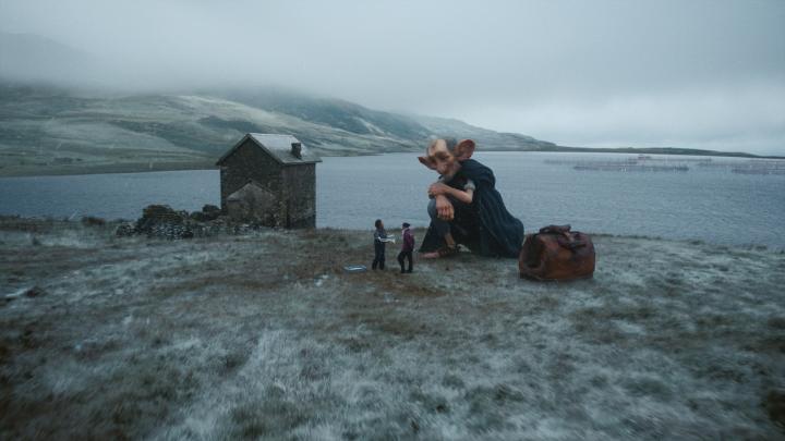 Sainsbury's Big Christmas — Sainsbury's The BFG sitting in on the seaside next to two people