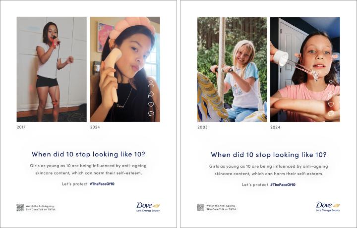 New Dove Ad Campaign Tackles Absurdity of Anti-Aging for 10-Year-Olds