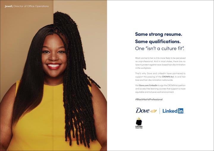 Black Hair Is Professional - Dove and LinkedIn | Ogilvy