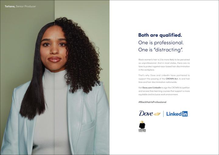Black Hair Is Professional - Dove and LinkedIn | Ogilvy