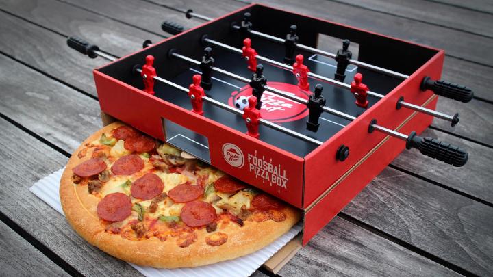 Foosball Pizza Box - Pizza Hut | Ogilvy Foosball Pizza Box - Pizza Hut | Ogilvy