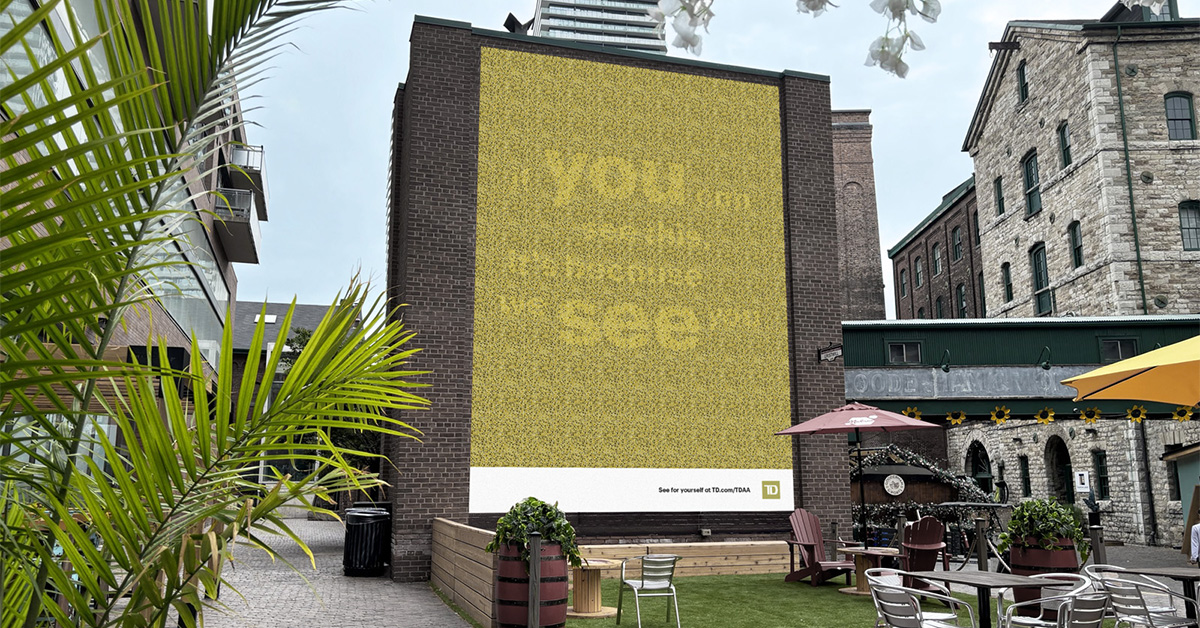 Visible Billboard - TD Bank | Our Work | Ogilvy